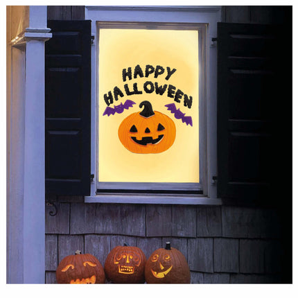 Halloween Fönsterdekoration Happy Halloween