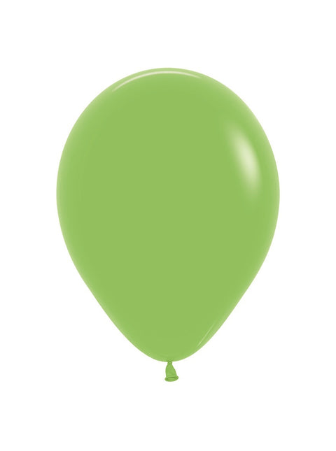 Ballonger Limegrön 23cm 50st