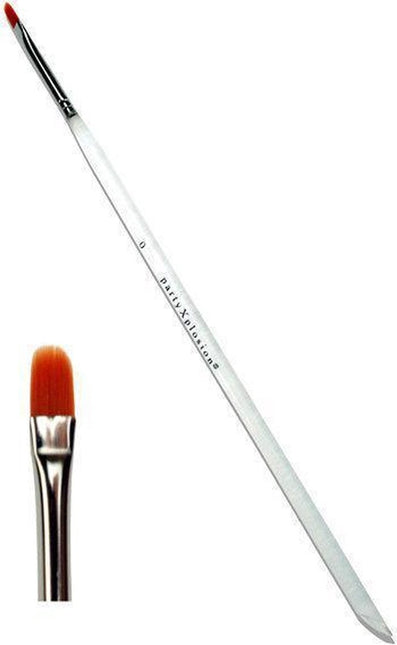 PXP Schminkborste platt med rund topp 4 mm