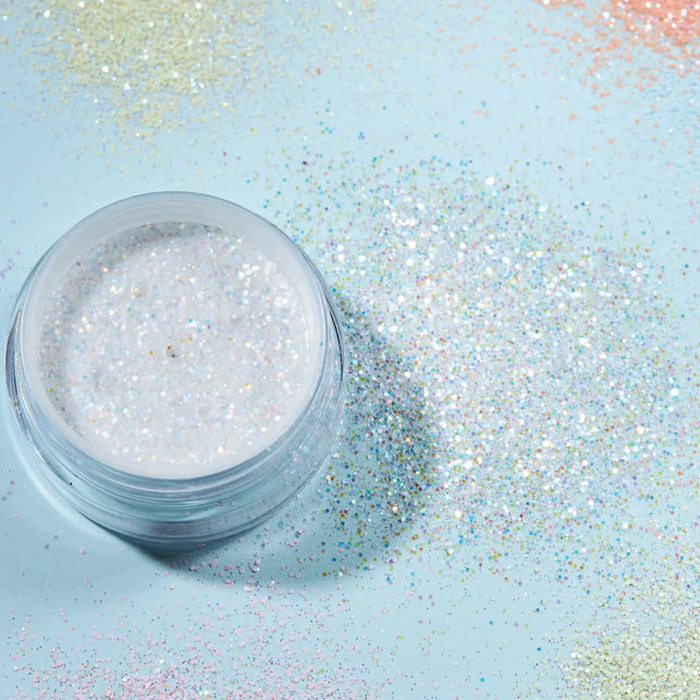 Moon Glitter Pastellglitter Shakers Vit 5g