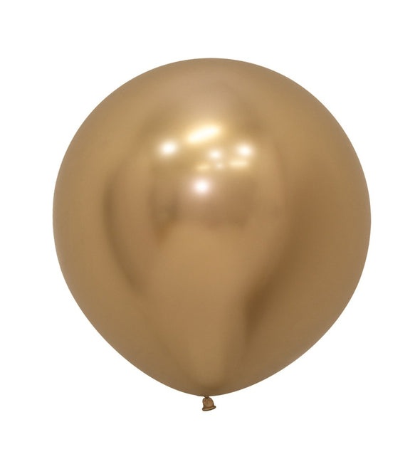 Ballonger Reflex Guld 61cm 3st