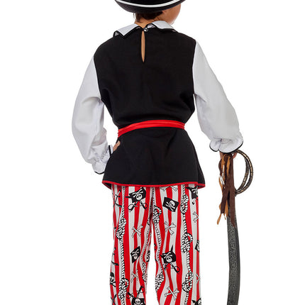 Piratdräkt Svart Vit Pojke