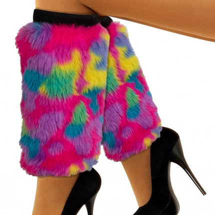 Benvärmare Plysch Camouflage Regn