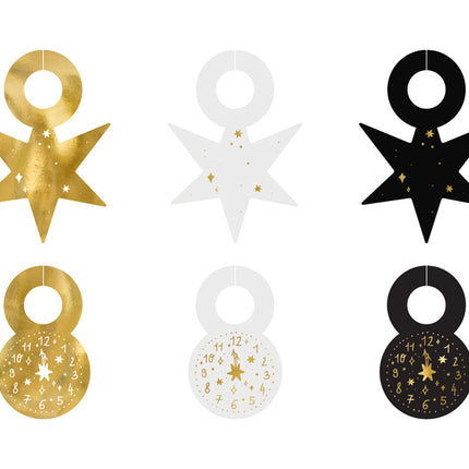 Nyårsafton Drinketiketter 6st