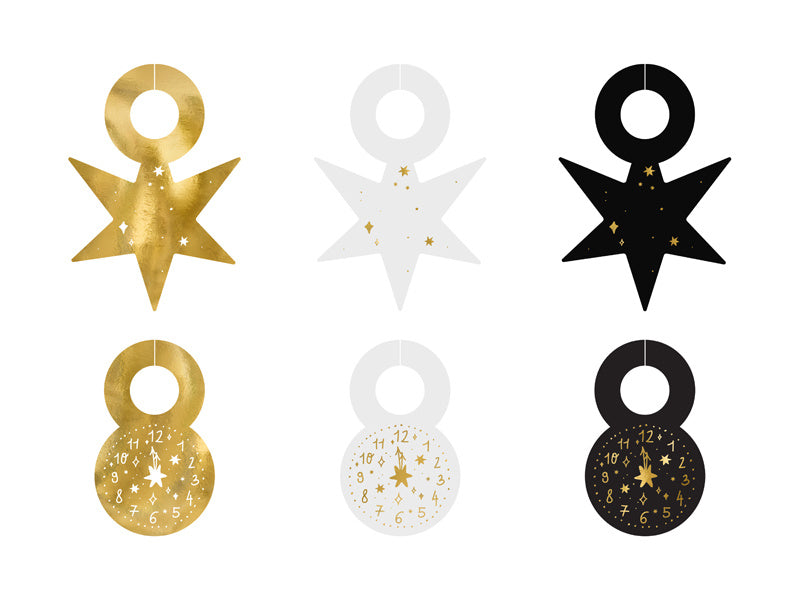 Nyårsafton Drinketiketter 6st