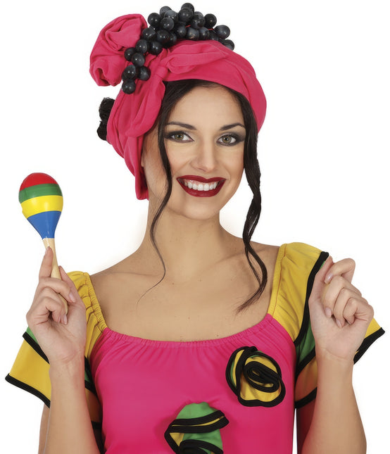 Samba boll färgat trä 20cm