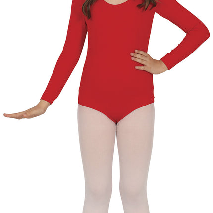 Trikå för flickor Röd