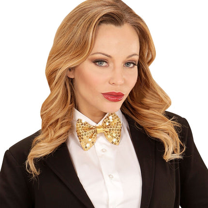 Guldbåge paljetter med ljus