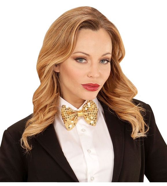 Guldbåge paljetter med ljus