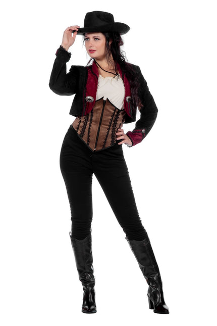 Cowboy Kostym Dam 3 delar