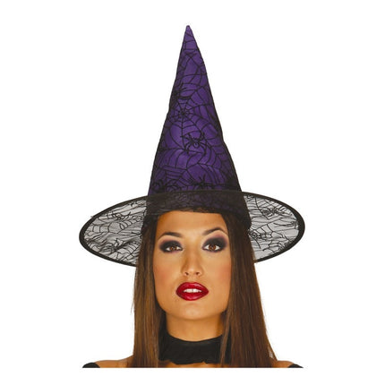 Lila hatt häxa spindel