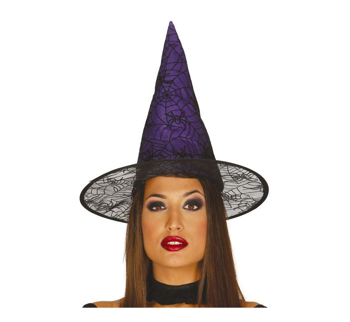 Lila hatt häxa spindel