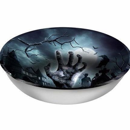 Halloween-skål kyrkogård 27cm