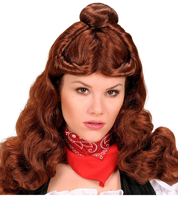 Röd bandana med mönster