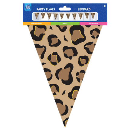 Brun Svart Garland Panther Print 10m