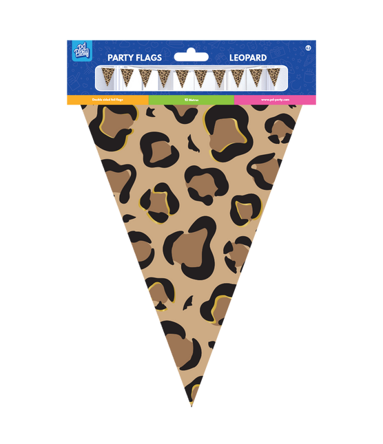 Brun Svart Garland Panther Print 10m