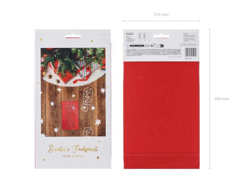 Fotavtryck tomte 3st