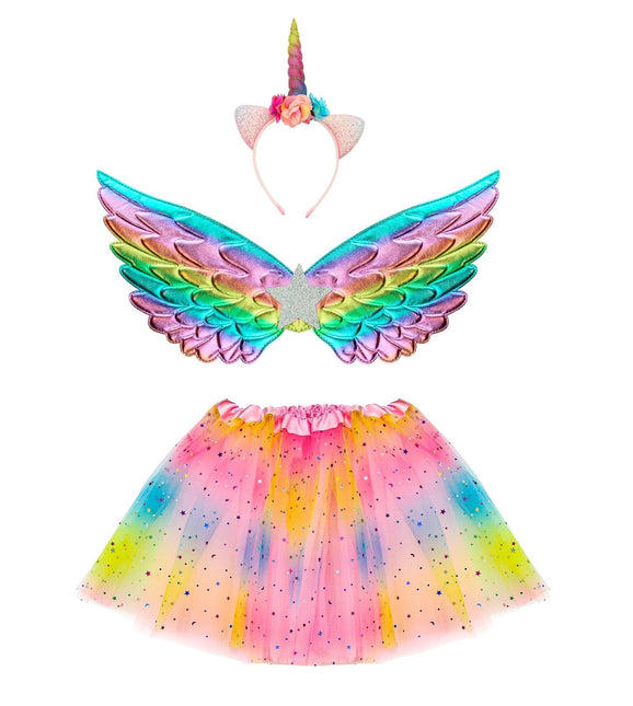 Tillbehörsset med enhörning 3 delar