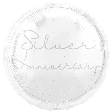 25 år gift Heliumballong tom 45cm