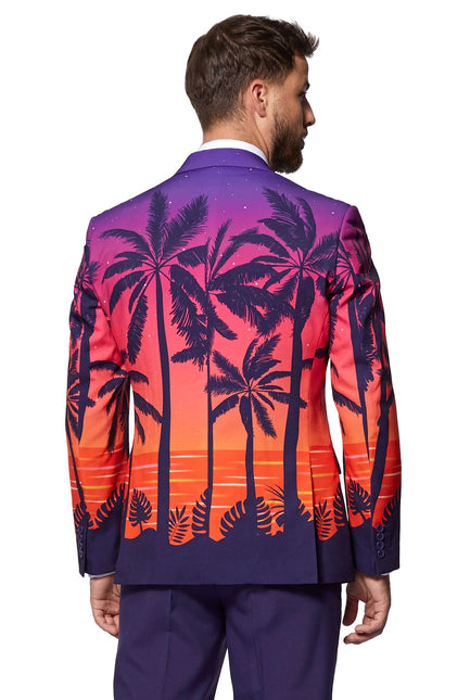 Hawaii Palm Tree Kostym Herr <tc>OppoSuits</tc>