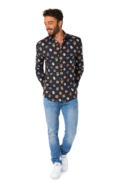 Super Mario Bad Guys Skjorta Herr <tc>OppoSuits</tc>