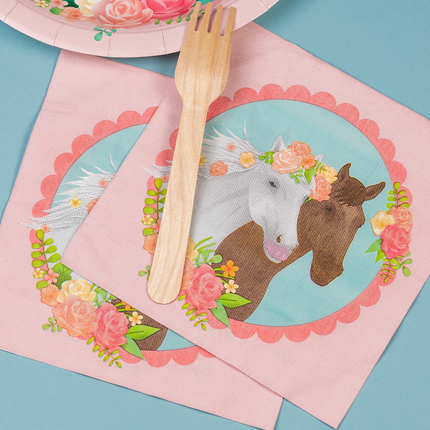 Häst Servetter 16cm 16st
