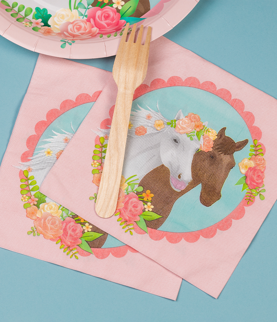 Häst Servetter 16cm 16st