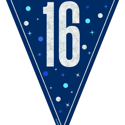 16 år Girlang blå 2,5 m