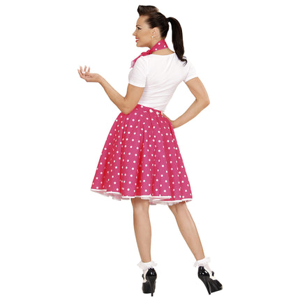 Rock N Roll 50S Kostym Set Rosa 2 delar
