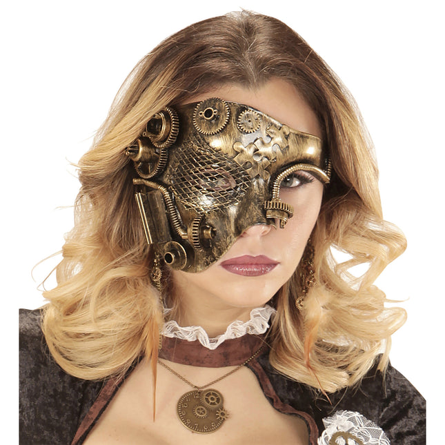 Steampunk Mask Koppar