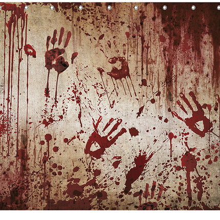 Halloween gardin Blodiga händer