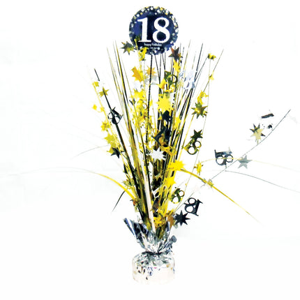 Bordsdekoration 18 år Happy Birthday 46cm