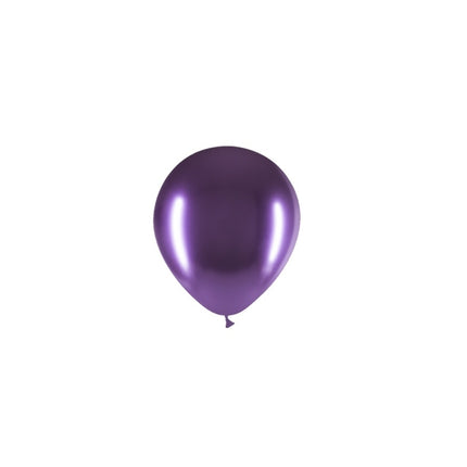 Lila Ballonger Krom 13cm 100st