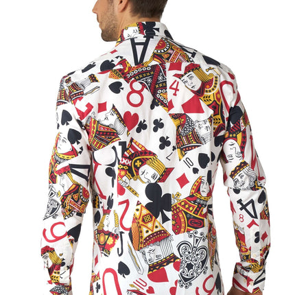 Casino Spelkort Skjorta Herr <tc>OppoSuits</tc>