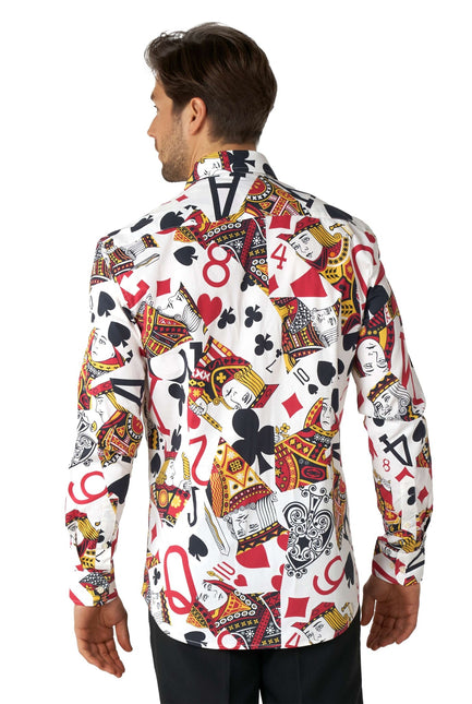 Casino Spelkort Skjorta Herr <tc>OppoSuits</tc>