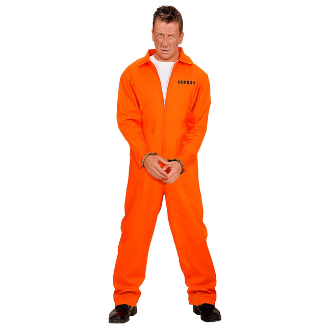 Kostym för män Orange Overall