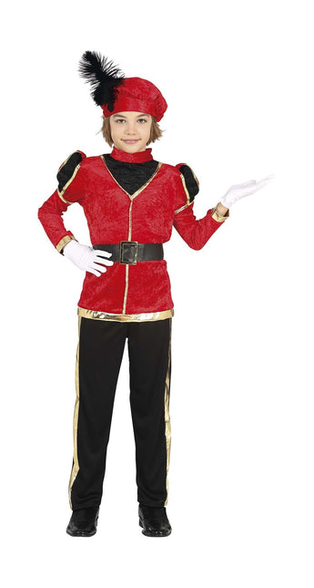 Pietenpak Kind Röd/Guld