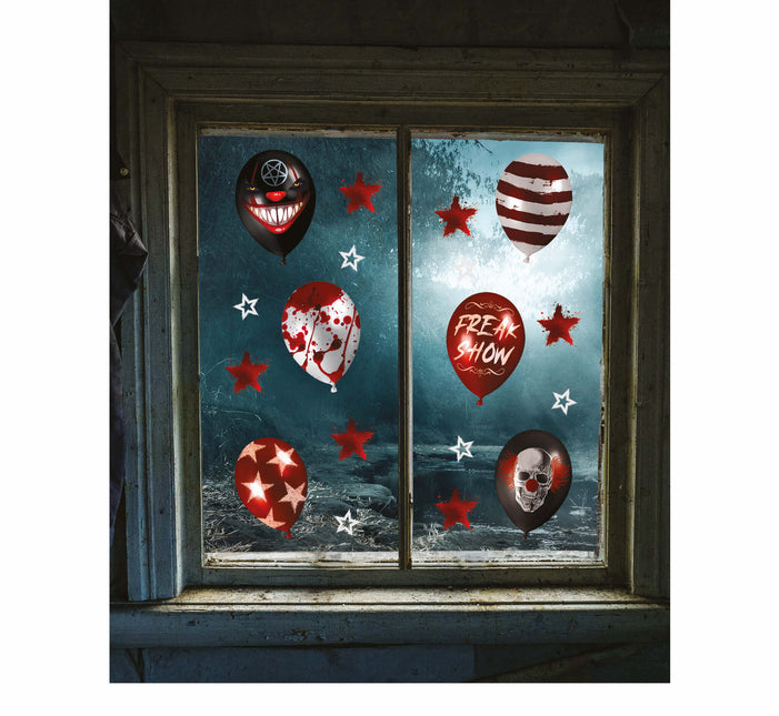 Halloween-fönsterdekoration Ballonger