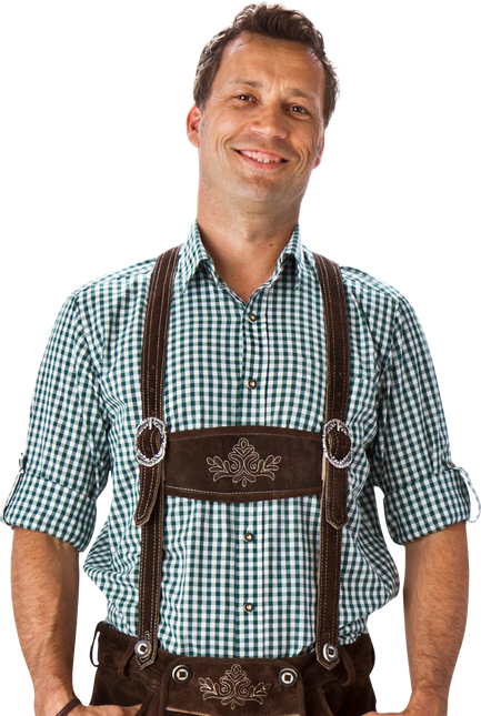 White Green Blouse Kortärmad för män Threshold Arm