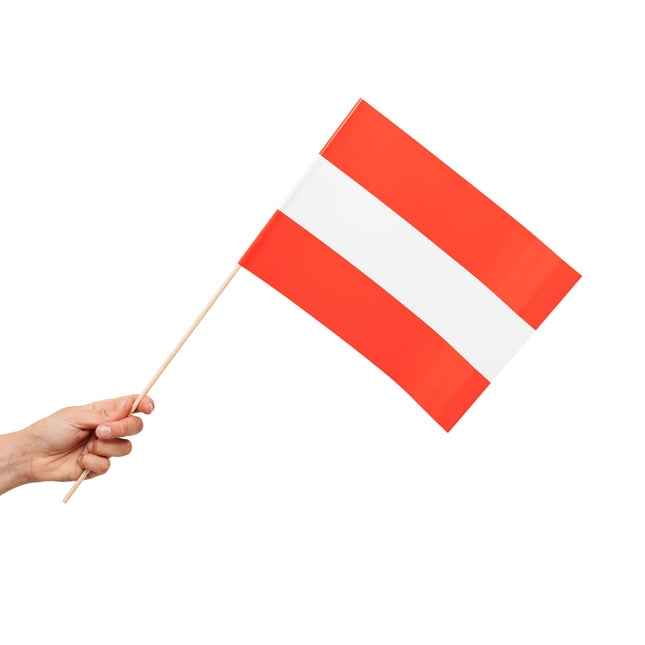 Österrike Flagga 10st