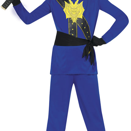 Ninja Dräkt Blå Pojke