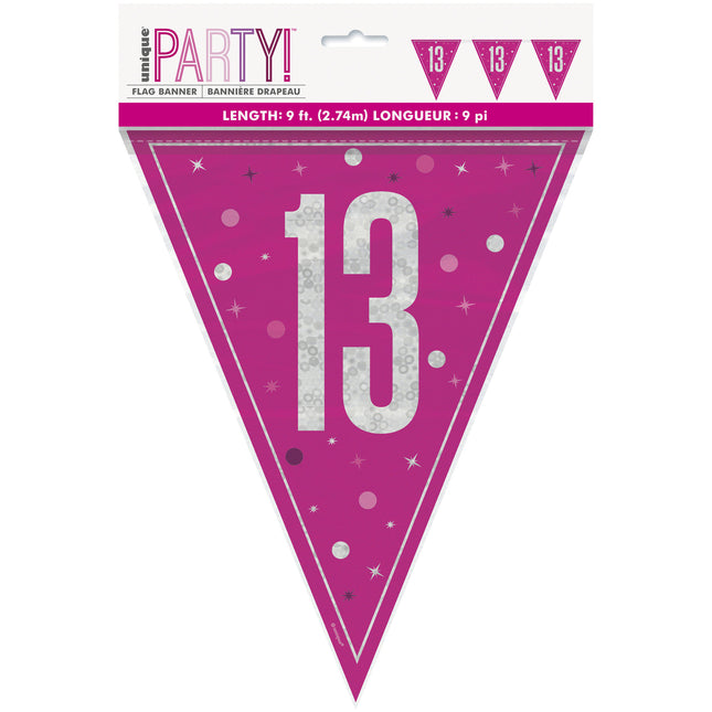 13 år Girlang Rosa 2,5 m