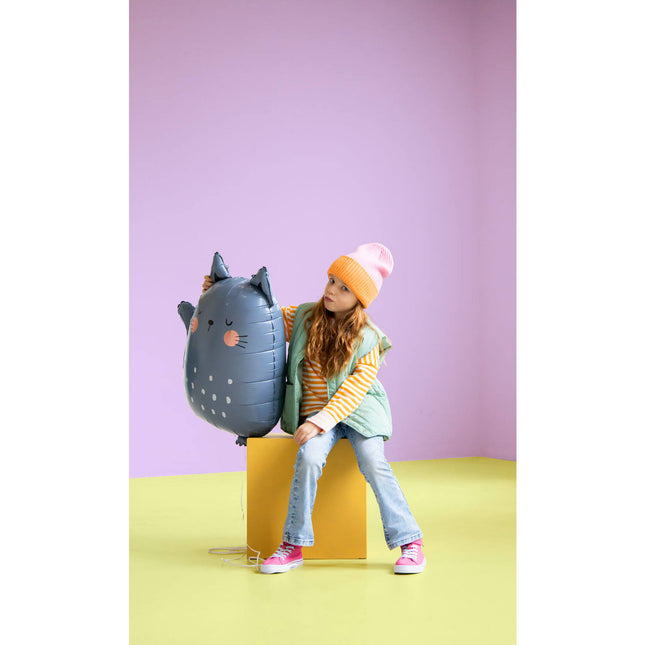 Heliumballong katt tom 69 cm