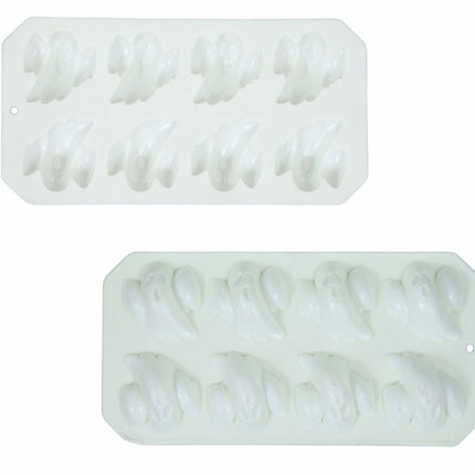 Halloween-isform spöken 22 cm 8 delar