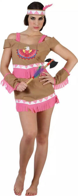 Indisk klänning rosa