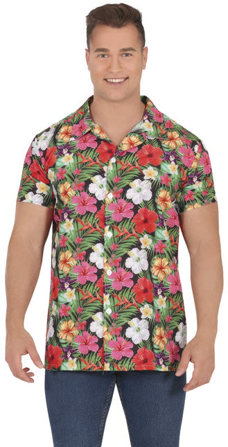 Hawaii Blus Blommor för män