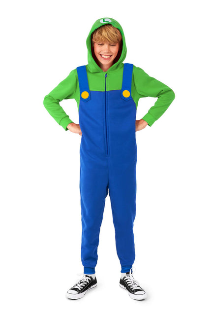 Luigi Onesie pojke <tc>OppoSuits</tc>