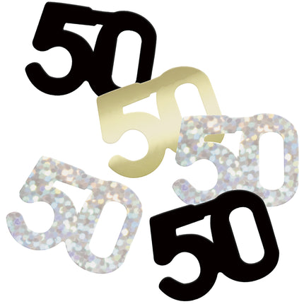 50 år Konfettipåse 14gr