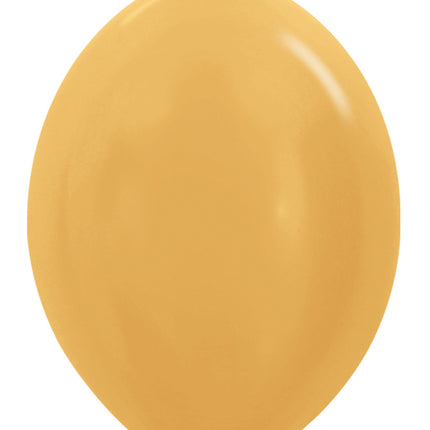 Ballonger Metallic Guld 30cm 50st