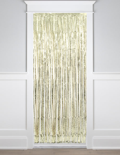 Dörrgardin i guld 2m